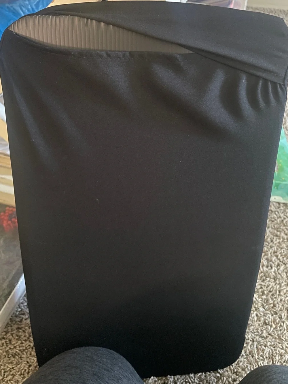 Quilted Black Pet Carrier Tote - Comfortable Travel Bag for small animals